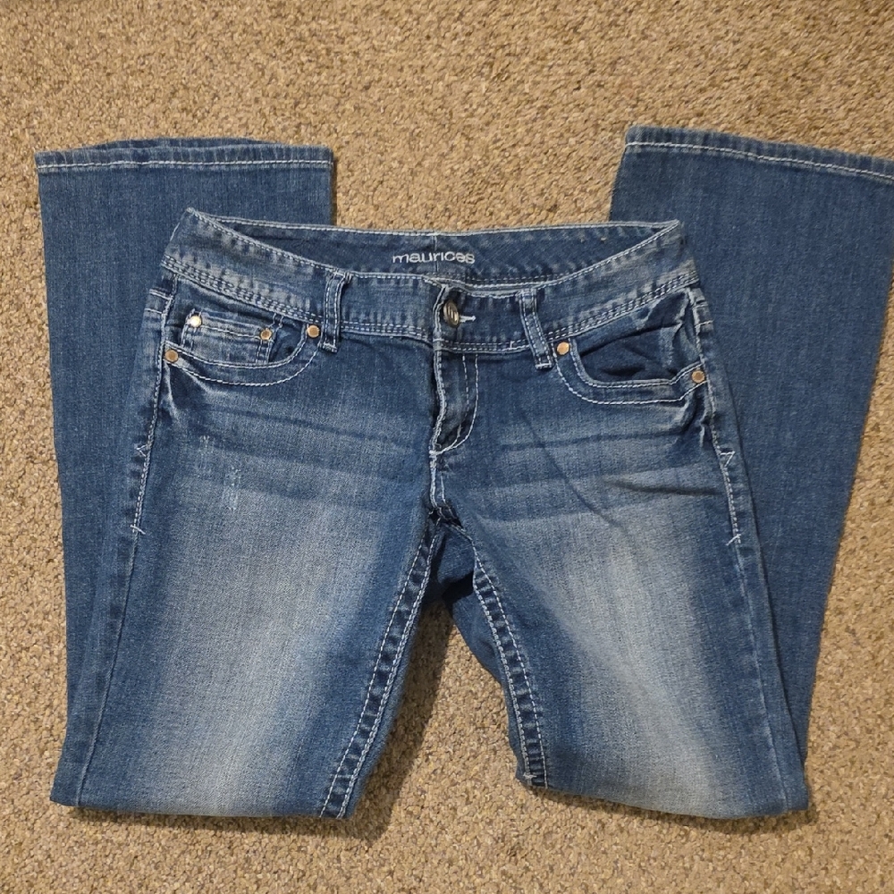 Maurices Women's Classic Blue Straight Leg Jeans